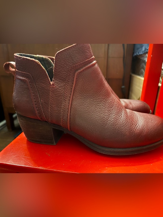 Cobb Hill by New Balance Shoes - Cobb Hill by New Balance Women's Red Leather Ankle Booties